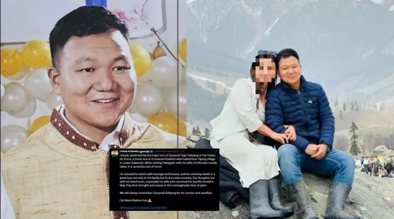 Arunachal Bids Tearful Farewell to IAF Hero Tage Hailyang Arunachal Bids Tearful Farewell to IAF Hero Tage Hailyang