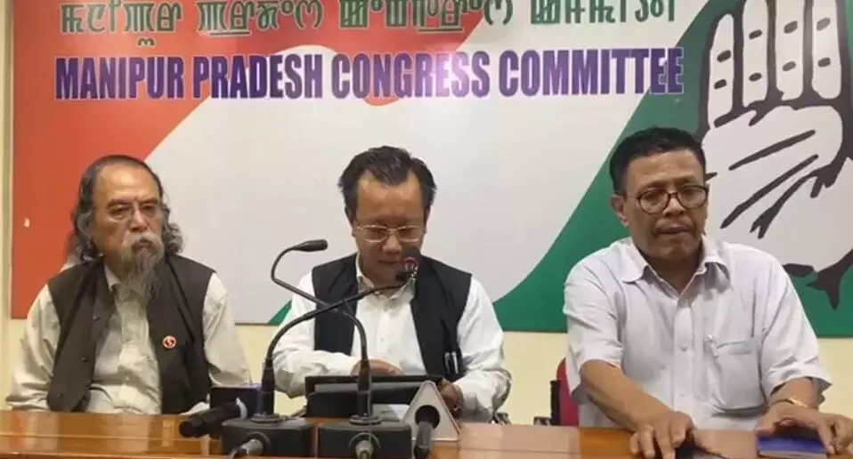 Manipur congress holds Tiranga Yatra to support armed forces Manipur congress holds Tiranga Yatra to support armed forces