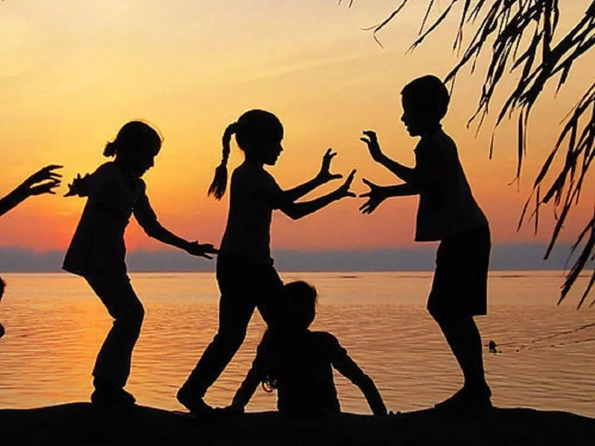 Childhood would be missing in a spree of marks Childhood would be missing in a spree of marks