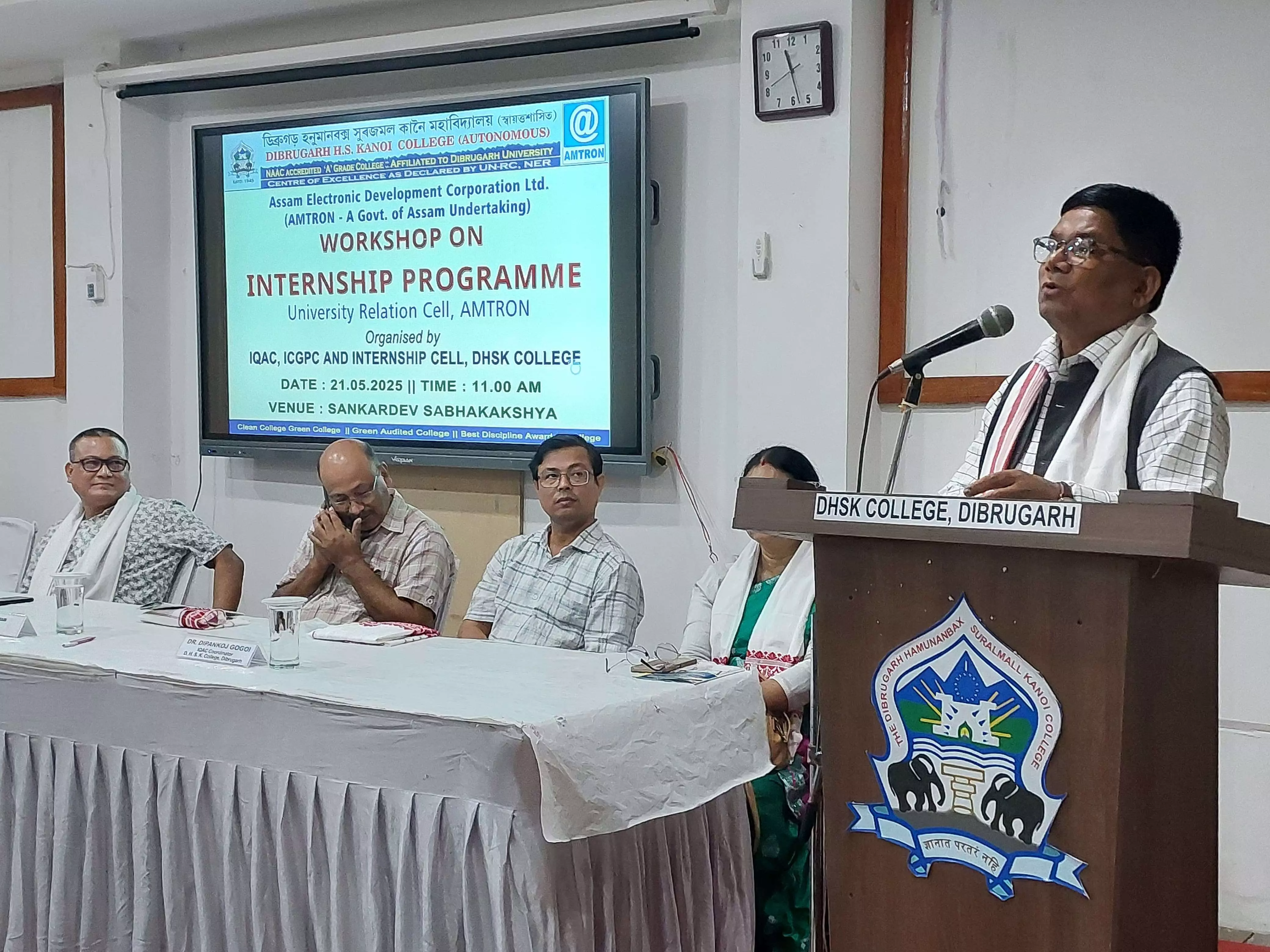 Day-long Internship Programme held at Kanoi College Day-long Internship Programme held at Kanoi College