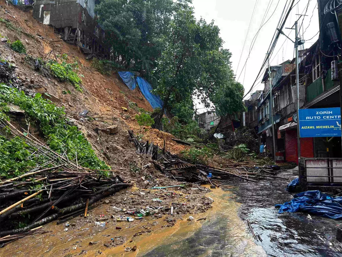Landslides and house collapses in Mizoram, five dead in 10 days Landslides and house collapses in Mizoram, five dead in 10 days