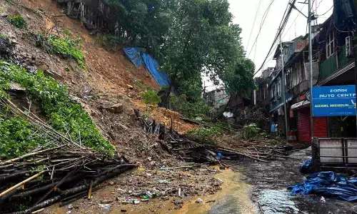 Landslides and house collapses in Mizoram, five dead in 10 days Landslides and house collapses in Mizoram, five dead in 10 days