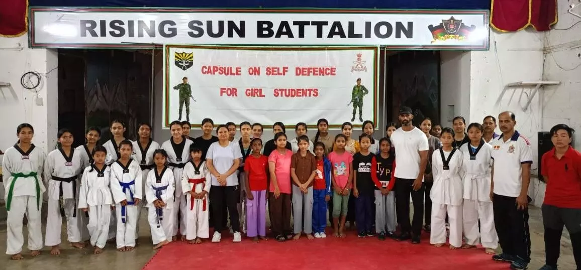 Assam Rifles conducts self-defence capsule Assam Rifles conducts self-defence capsule