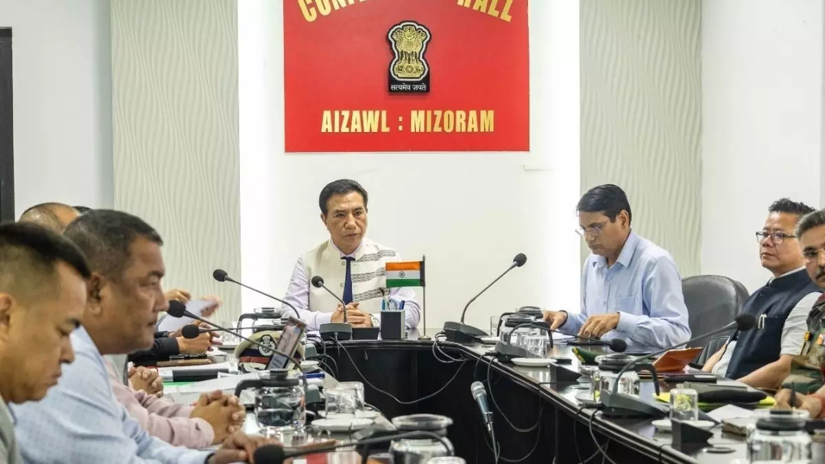 Mizoram CM focus on border safety, drug trafficking Mizoram CM focus on border safety, drug trafficking