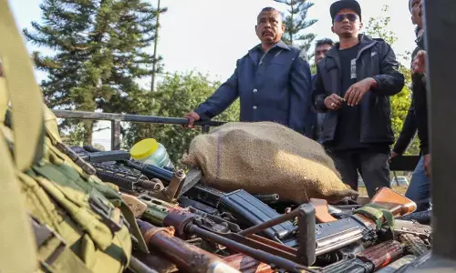 Over 300 Weapons Recovered in Manipur in Coordinated Security Operation Over 300 Weapons Recovered in Manipur in Coordinated Security Operation