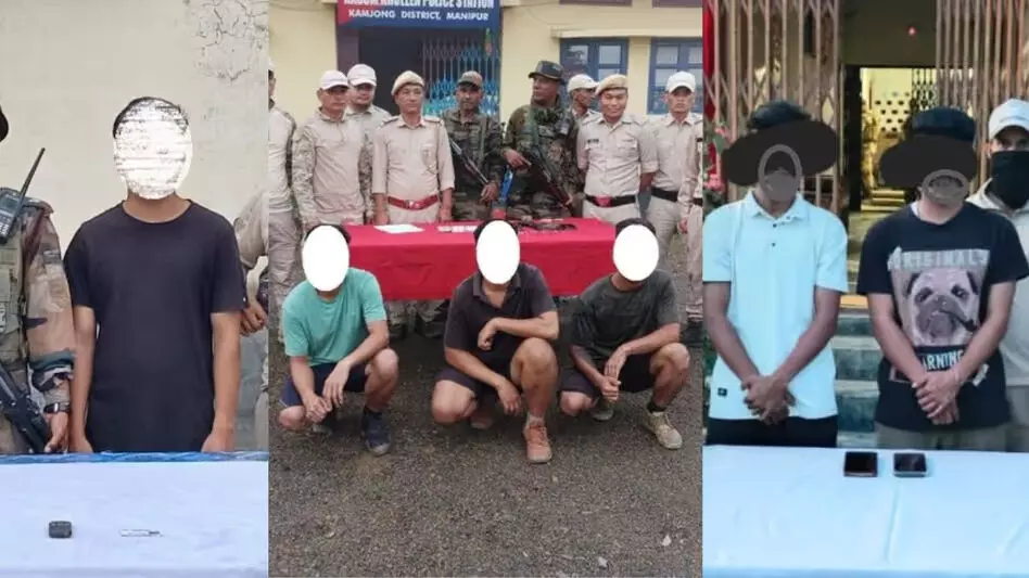 Security Forces Arrest Six Militants in Manipur Anti-Insurgency Operations Security Forces Arrest Six Militants in Manipur Anti-Insurgency Operations