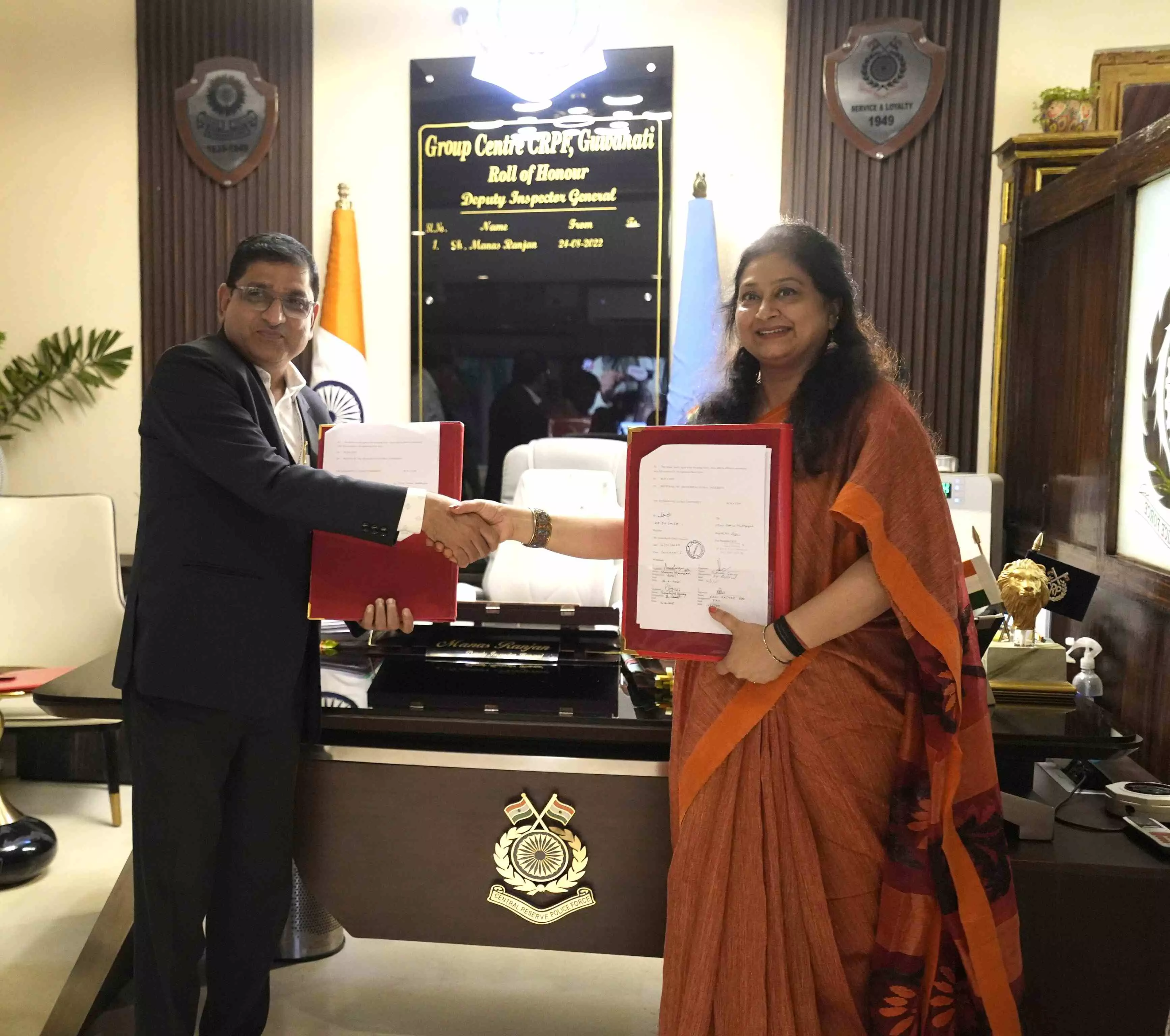 RGU, CRPF Sign MoU to Offer Scholarships for Security Forces Wards RGU, CRPF Sign MoU to Offer Scholarships for Security Forces Wards