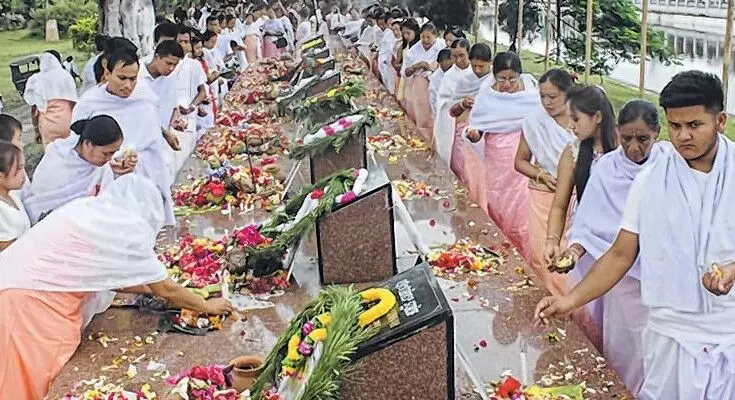 Imphal Marks 24th Great Uprising Day with Tributes to 2001 Martyrs Imphal Marks 24th Great Uprising Day with Tributes to 2001 Martyrs
