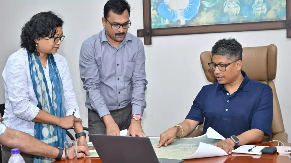 Pijush Hazarika reviews Jagiroad Satellite Township Project progress Pijush Hazarika reviews Jagiroad Satellite Township Project progress
