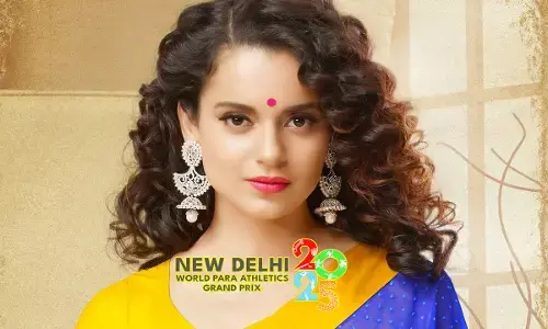 Kangana named Brand Ambassador for 2025 World Para Athletics Kangana named Brand Ambassador for 2025 World Para Athletics