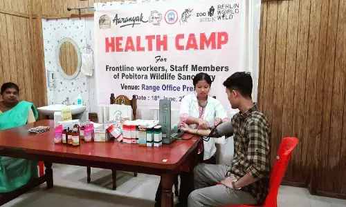 Health camp organised for forest staff of Pobitora WLS Health camp organised for forest staff of Pobitora WLS