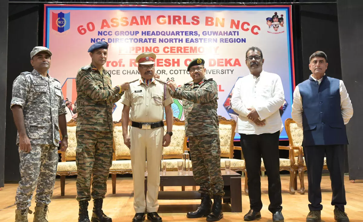 VC, Cotton University Conferred the Rank of Honorary Colonel in NCC VC, Cotton University Conferred the Rank of Honorary Colonel in NCC