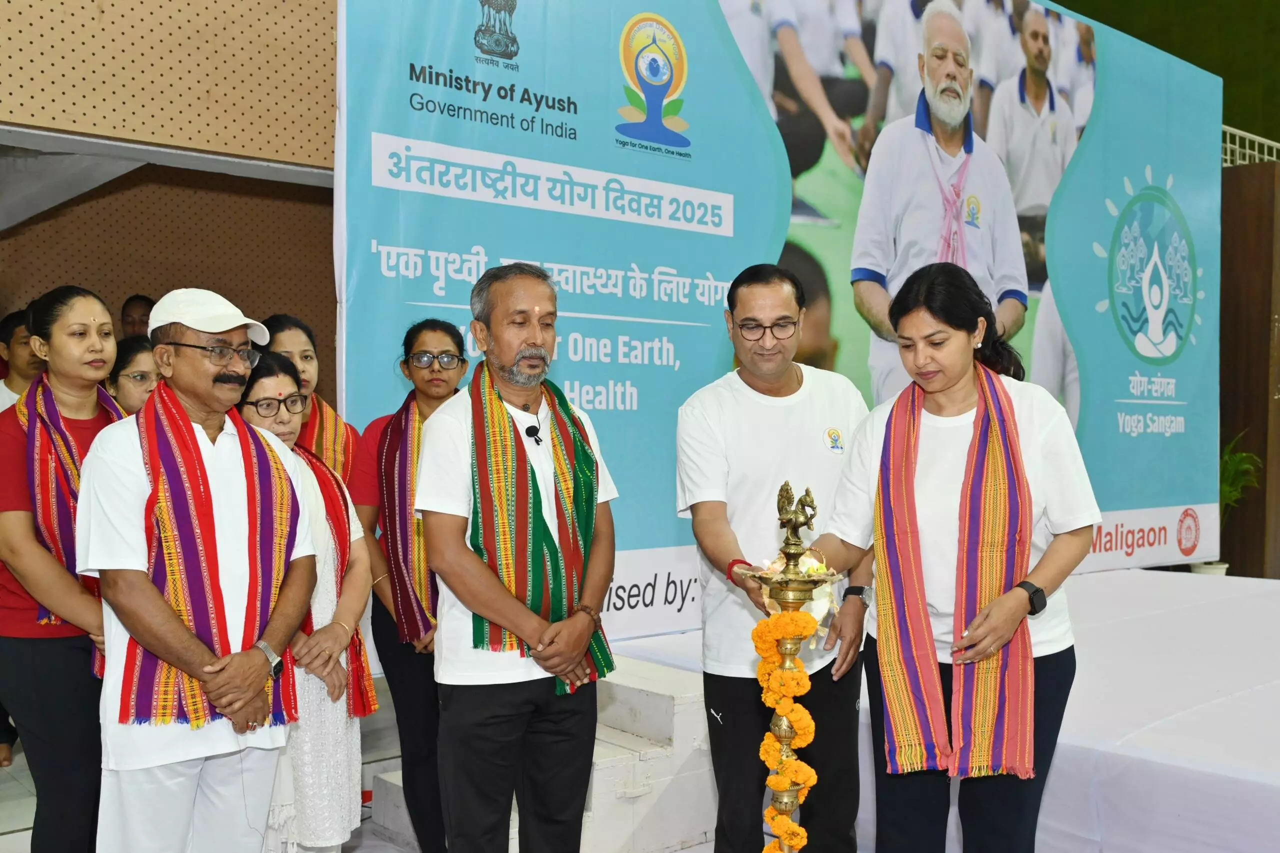 NFR Celebrates 11th International Day of Yoga Across Divisions NFR Celebrates 11th International Day of Yoga Across Divisions