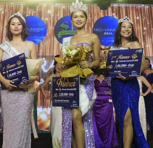 Longku Komal Crowned Miss Universe Arunachal Pradesh 2025 Longku Komal Crowned Miss Universe Arunachal Pradesh 2025