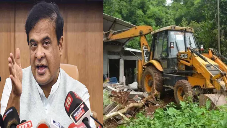 Assam CM Vows Aggressive Eviction Drive to Reclaim Land Assam CM Vows Aggressive Eviction Drive to Reclaim Land