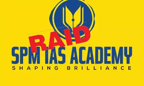 Raid on SPM IAS Academy over GST Evasion charge Raid on SPM IAS Academy over GST Evasion charge