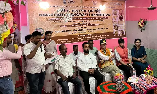 Handicrafts exhibition cum sale fair underway at Nagaon Handicrafts exhibition cum sale fair underway at Nagaon