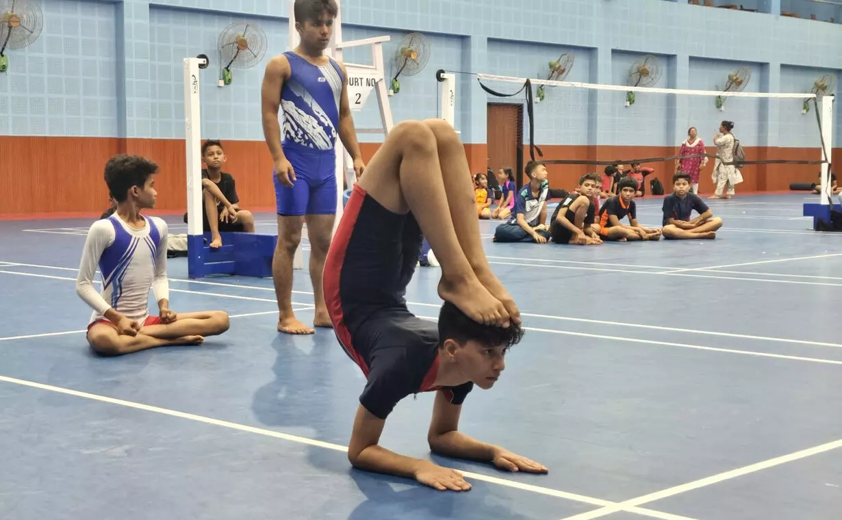 MES Hosts 2nd All Assam Inter-School Yogasana Championship