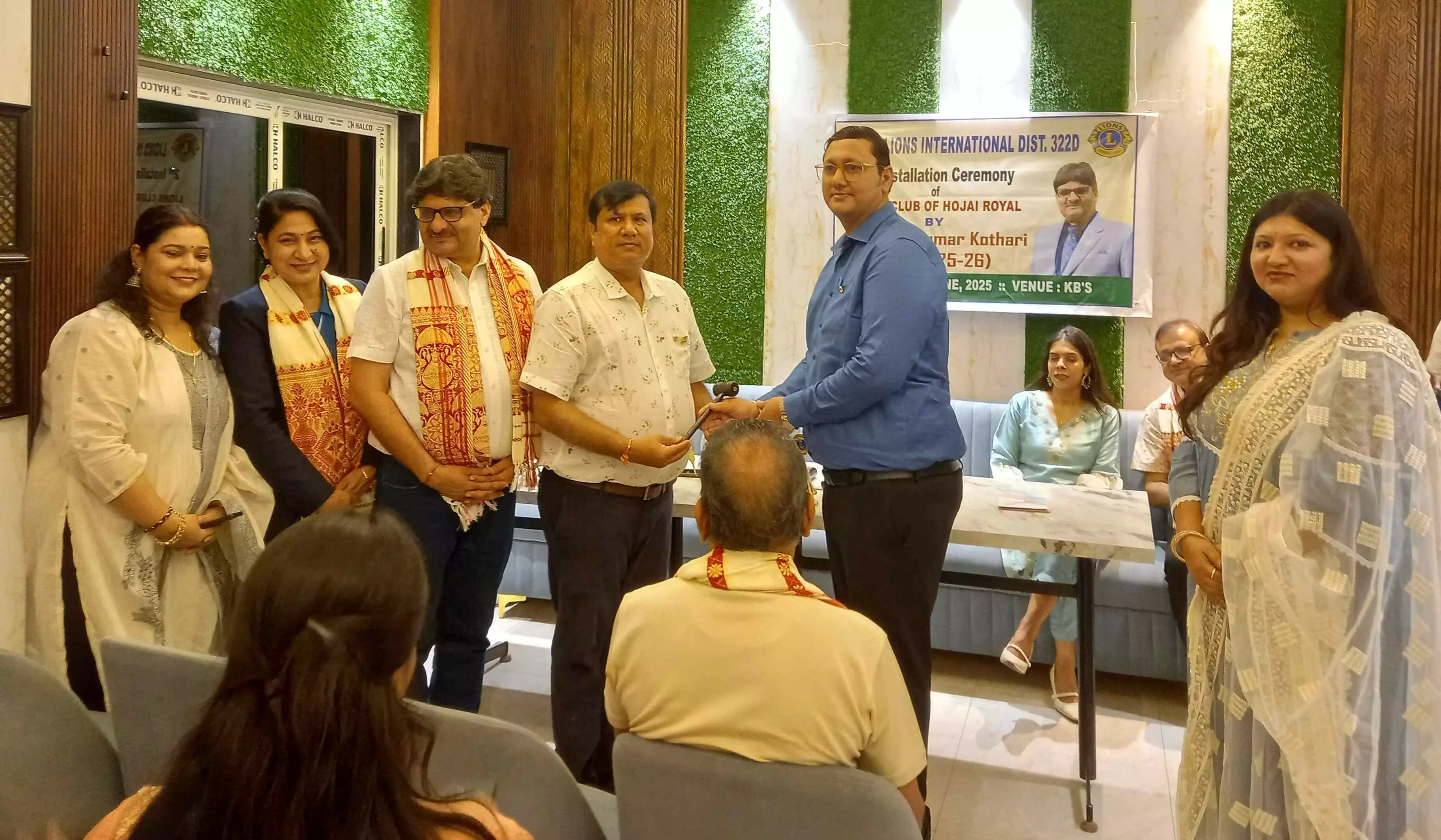 Lions Club of Hojai Royal holds 2nd installation ceremony in Hojai Lions Club of Hojai Royal holds 2nd installation ceremony in Hojai