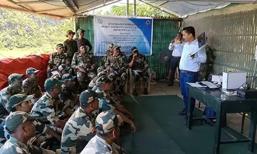 Meghalaya border guards learn elephant safety protocols Meghalaya border guards learn elephant safety protocols