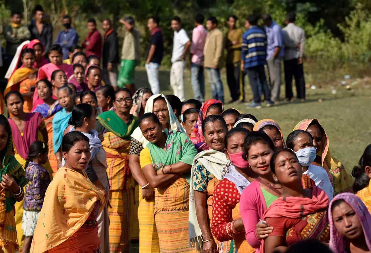 Political realignment ahead of BTC Polls: 220 men and women join BPF in Saraibil and Srirampur constituencies