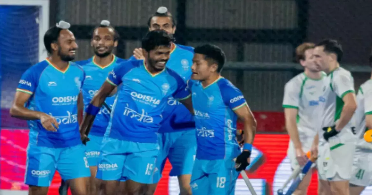Indian A Mens Hockey Team Thrash Ireland 6-1