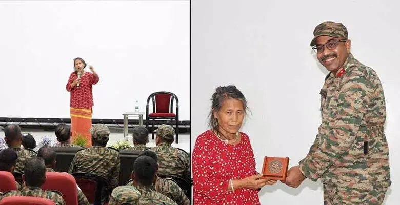Indian Army Honours Padma Shri Yanung Jamoh Lego Indian Army Honours Padma Shri Yanung Jamoh Lego