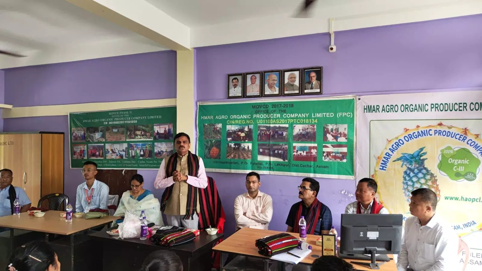 Assam CS reviews pineapple cultivation and tea labour rehabilitation projects in Cachar Assam CS reviews pineapple cultivation and tea labour rehabilitation projects in Cachar