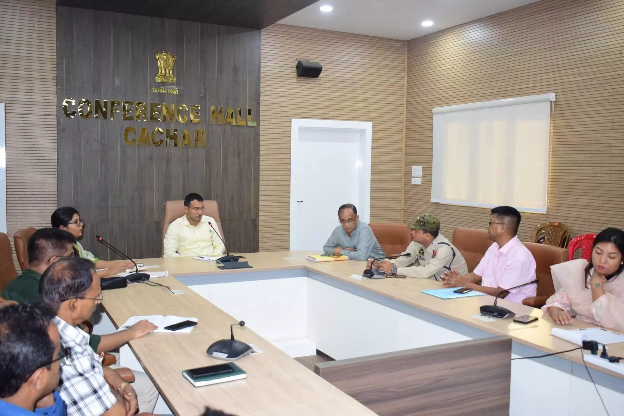 Cachar DC & SMC Commissioner hold inter-departmental meet Cachar DC & SMC Commissioner hold inter-departmental meet