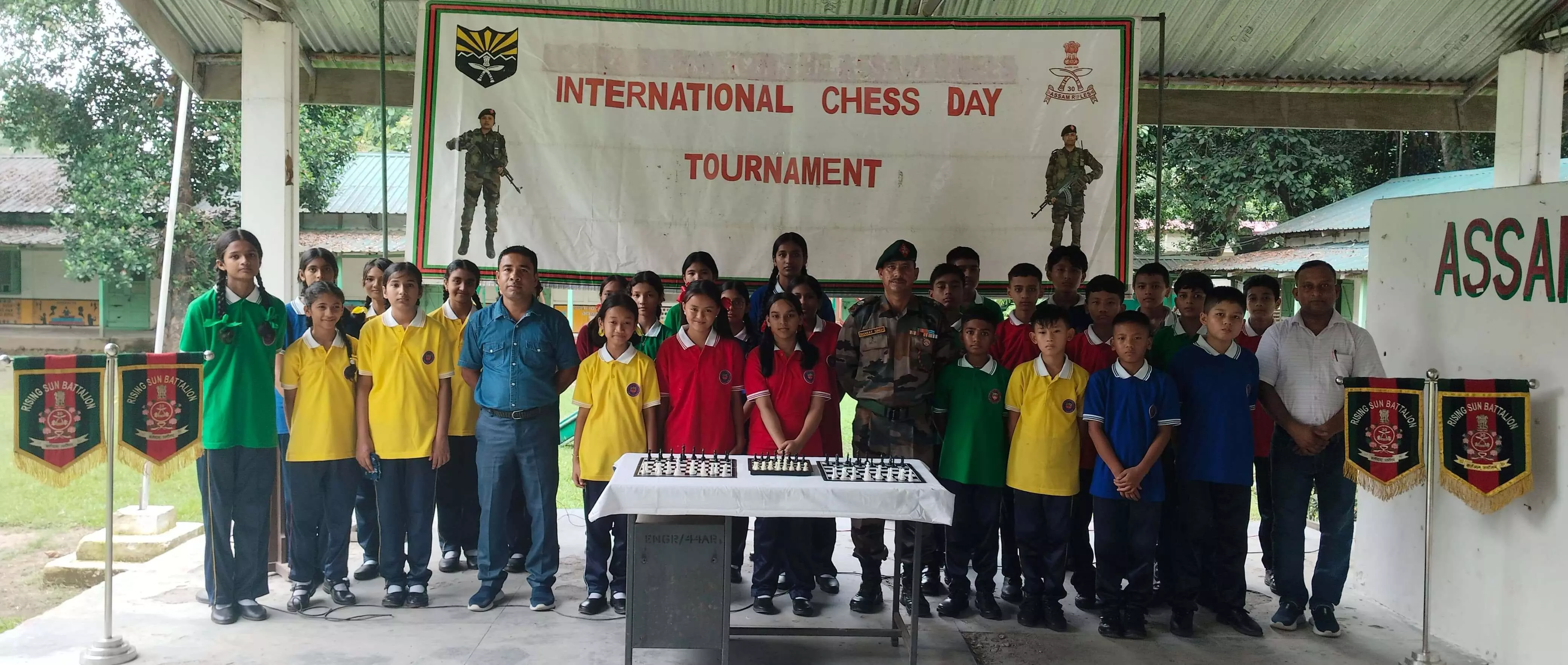 Assam Rifles organizes tournament on int’l chess day Assam Rifles organizes tournament on int’l chess day