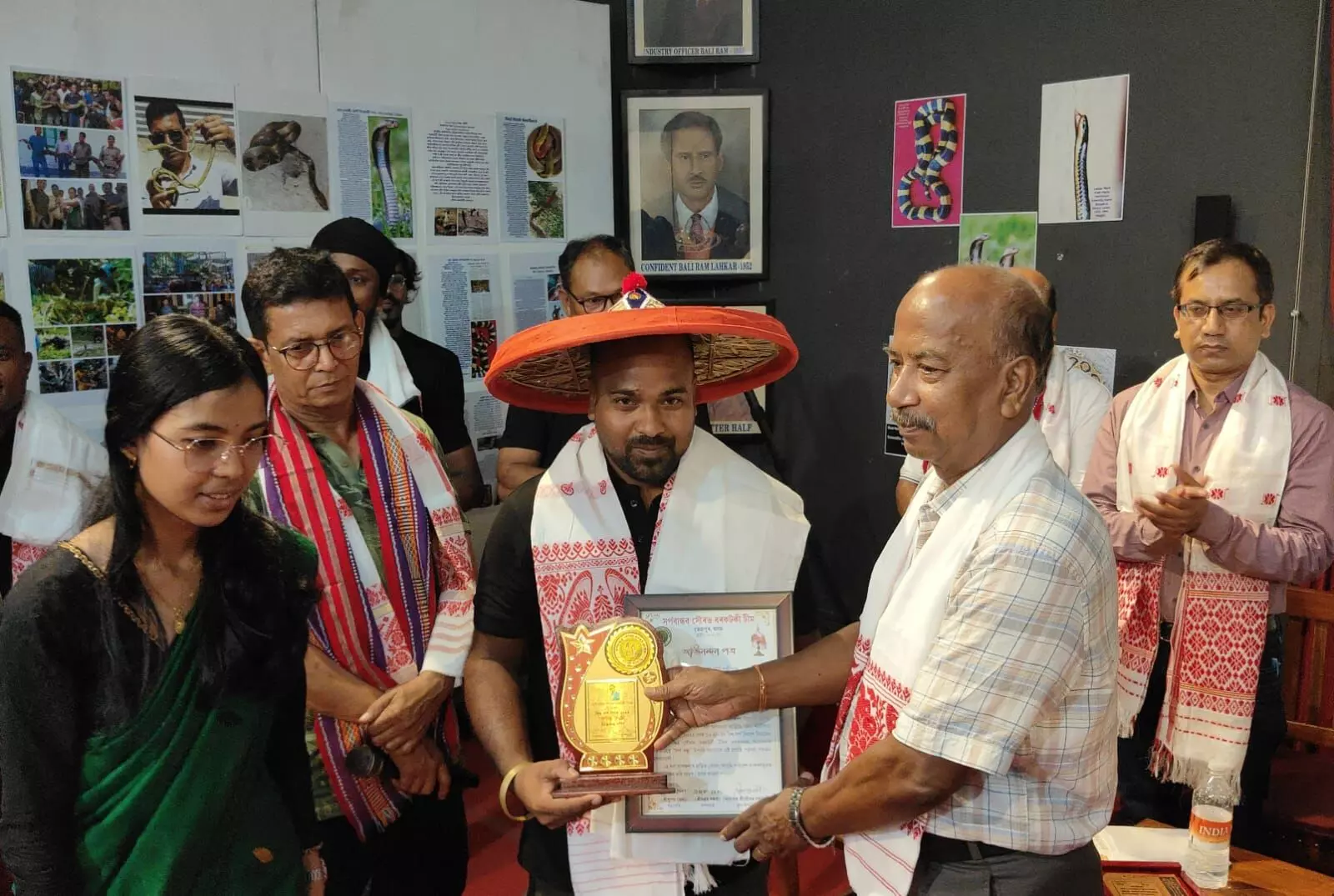 Niranjan Das conferred with Sarpa Bandhu title